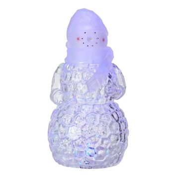 JULEFIGUR MARKSLÖJD VECCHIO SNØMANN KLAR/FROST