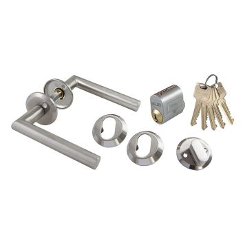 TILBEHØRSSETT MILLERS GREP OVAL RUSTFRITT STÅL