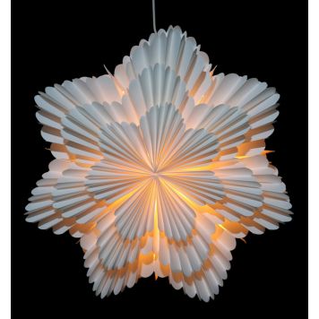 ADVENTSSTJERNE FALKENBERG SNØFNUGG 50CM