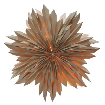 ADVENTSSTJERNE UMEÅ SNØFNUGG BEIGE 70CM