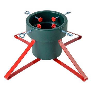 JULGRANSFOT 46X19CM GRØNN/RØD