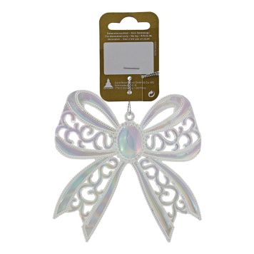 JULETREPYNT ROSETT Ø11CM HVIT