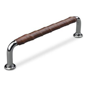 HÅNDTAK THEOFILS BURANO CC128 KROM/BRUN LÆR