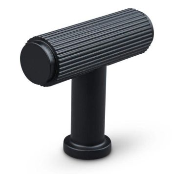 KNOTT THEOFILS SALO 37MM RILLER MATT SVART