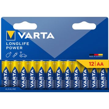 BATTERI VARTA LONGLIFE POWER AA 12-PK