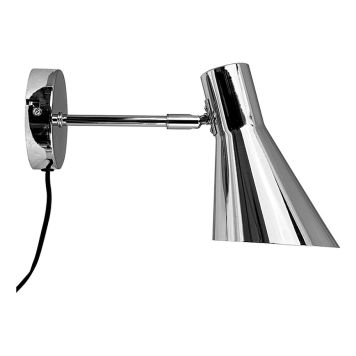 VEGGLAMPE DYBERG LARSEN DL12 KROM SØLV