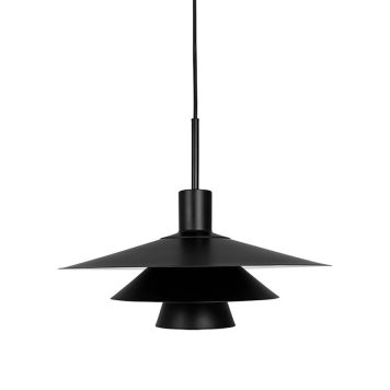 TAKLAMPE DYBERG LARSEN KAY D30 SVART SØLV