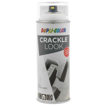 SPRAYMALING DUPLI-COLOR CRACKLE LOOK MATT HVIT 400ML