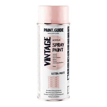 SPRAYMALING PAINT.GUIDE VINTAGE AKRYLFARGE MATT ROSA 400ML