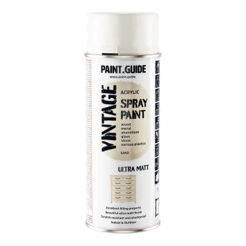SPRAYMALING PAINT.GUIDE VINTAGE AKRYLFARGE MATT LYS BEIGE 400ML