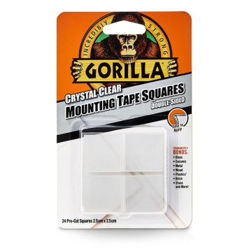 MONTERINGSSTEG GORILLA 2,5X2,5CM 24ST
