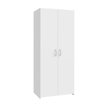 GARDEROBE SLETT 80CM HVIT