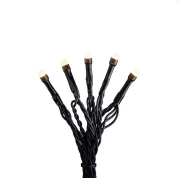 LYSLENKE KONSTSMIDE UTENDØRS 80LYS LED AMBER