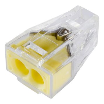 KLOBLINGSKLEMME WAGO 773 2-P 0,75–2,5MM² GUL 20STK