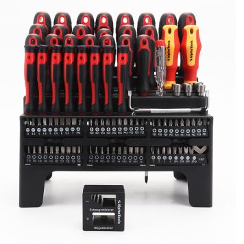 SKRUTREKKERSETT ALPHA TOOLS 100 DELER