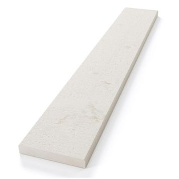 KLEDNING SCA 19X123X4800 MM REKT GRAN HVIT