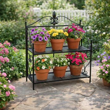 PLANTEHYLLE METALL 2 HYLLER