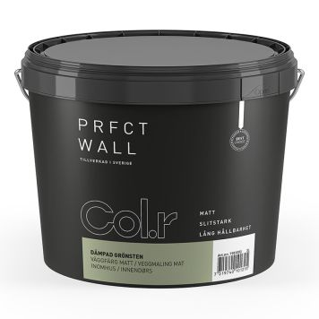 VEGGMALING COL.R PRFCT WALL DEMPET GRØNNSTEIN 3L