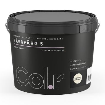 VEGGMALING COL.R HELMATT ANTIKKHVIT 3L