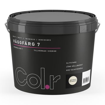 VEGGMALING COL.R MATT ANTIKKHVIT  3L