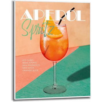 DEKORBILDE REINDERS APEROL TIME SLIM RAMME 40X50CM HVIT