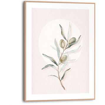 DEKORBILDE REINDERS  SIRKELOLIVER SLIM RAMME 30X40CM TRE