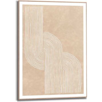 DEKORBILDE REINDERS SANDY KNOT SLIM RAMME 50X70CM TRE