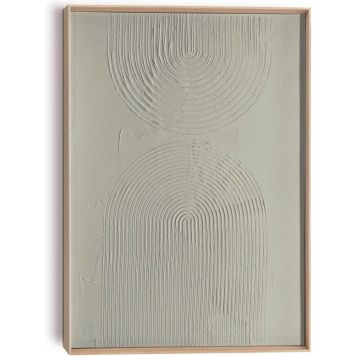 DEKORBILDE REINDERS RAMME I TRE MED BUE, 50 X 70 CM