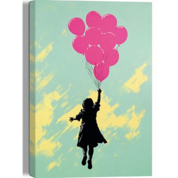 DEKORBILDE REINDERS BALLONGER LERRET 20X30CM