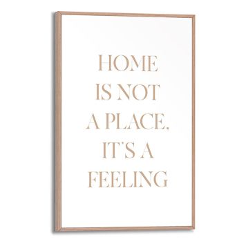DEKORBILDE REINDERS  FEELING HOME SLIM RAMME 20X30CM TRE