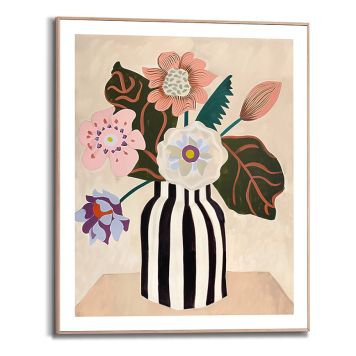 DEKORBILDE REINDERS FUNKY VASE MED TYNN RAMME 40X50CM I TRE