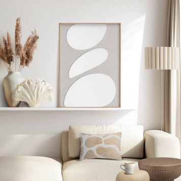DEKORBILDE REINDERS RAMME AV ORGANISK STILESTEIN 50X70CM