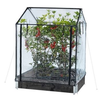 DRIVHUS FOR PALLEKRAGE STÅL/PVC 115X76CM