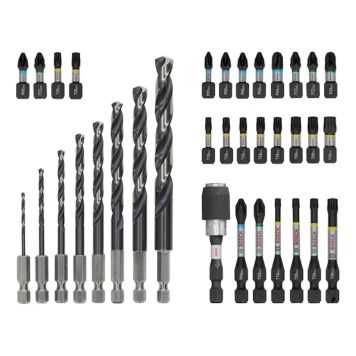 BOR-/BITSSETT BOSCH PRO IMPACT HSS 35 DELER