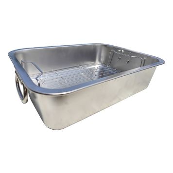 GRILLPANNE KINGSTONE 40X30X10CM RUSTFRITT