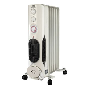 OLJERADIATORER GNOSJÖ 1900W TIMER OG TID