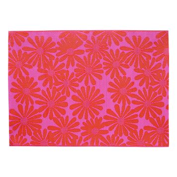 PLASTTEPPE SWEET ROSA/RØD 150X200CM