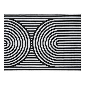 PLASTTEPPE GENTLE SVART 180X270CM