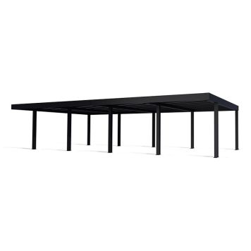 CARPORT CANOPIA  OSLO METALL 4-PLATSER 11,9X6M 71,28M2