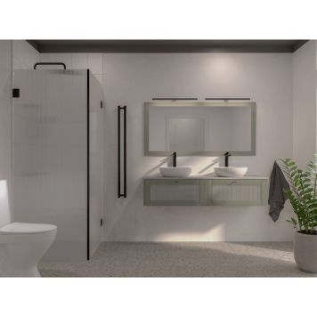 BADEROMSMØBEL CAMARGUE AURA DOBBEL LAV 140CM