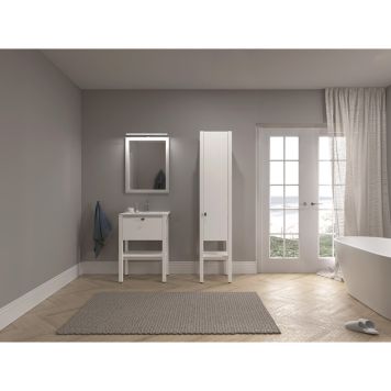 BADEROMSMØBEL CAMARGUE FORS HØY SKUFF & HYLLE 60CM