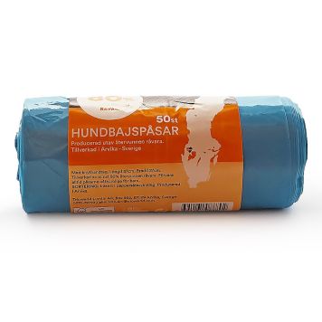 HUNDEPOSER 27X37CM BLÅ 50STK