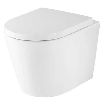 VEGGHENGT TOALETT PRESSALIT TREND RIMSLØS SIRKULÆRSPYLING