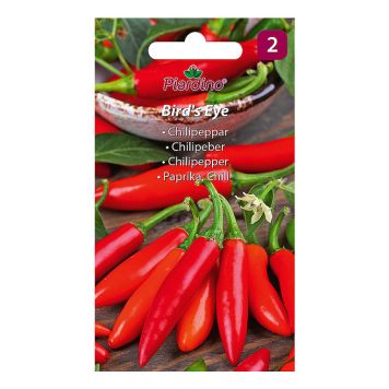 GRØNNSAKSFRØ PIARDINO CHILIPEPPAR BIRDS EYE
