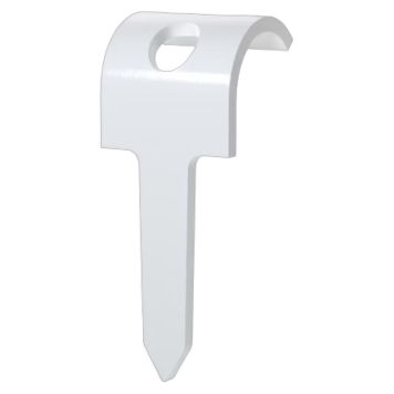 KABELKLAMMER CASTOR TP-R-16 TRE 8-12MM HVIT 200STK