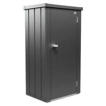 TERRASSESKAP BIOHORT JULIA MEDIUM METALLIC MØRKGRÅ 0,44M²