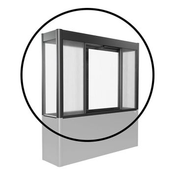 DRIVHUSFORLENGELSE BIOHORT TIL FLORENTINA 2X0,5M METALLIC MØRKGRÅ