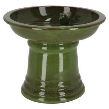 FUGLEBAD ESSCHERT DESIGN STÅENDE Ø29CM GRØNN