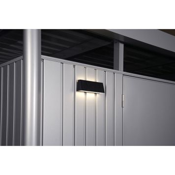 SOLCELLSLAMPE BIOHORT 15CM SVART