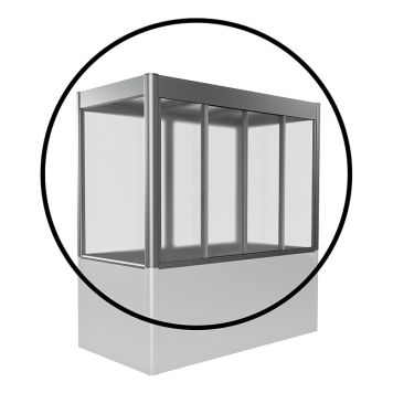 DRIVHUSFORLENGELSE BIOHORT TIL FLORENTINA 2X1M METALLIC KVARTSGRÅ